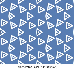Seamless pattern with symmetric geometric ornament. Ornamental mosaic texture. Abstract background. Vector illustration.
