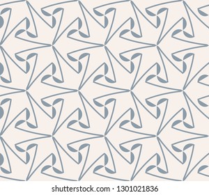 Seamless pattern with symmetric geometric ornament. Abstract background. Vector illustration.