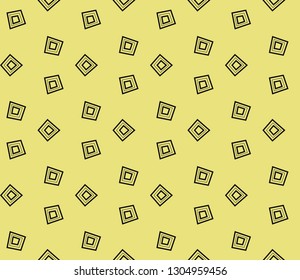 Seamless pattern with symmetric geometric ornament. Abstract background. Vector illustration.