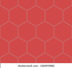 Seamless pattern with symmetric geometric ornament. Abstract background. Vector illustration.