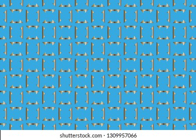 Seamless pattern with symmetric geometric ornament. Ornamental mosaic texture. Kaleidoscope abstract background abstract classic golden, silver    pattern. metal mosaic on a colored background.     
