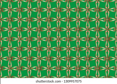 Seamless pattern with symmetric geometric ornament. Ornamental mosaic texture. Kaleidoscope abstract background abstract classic golden, silver    pattern. metal mosaic on a colored background.     