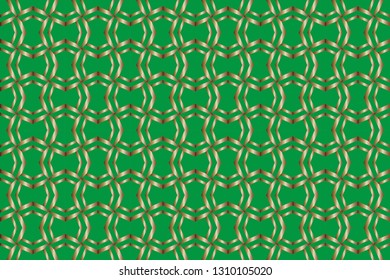 Seamless pattern with symmetric geometric ornament. Ornamental mosaic texture. Kaleidoscope abstract background. Ethnic arabic, indian, turkish ornament Luxury  vector pattern. Vector illustration  