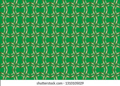 Seamless pattern with symmetric geometric ornament. Ornamental mosaic texture. Kaleidoscope abstract background. Ethnic arabic, indian, turkish ornament Luxury  vector pattern. Vector illustration  