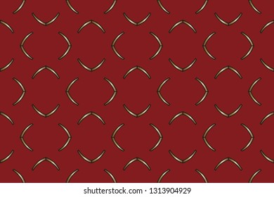 Seamless pattern with symmetric geometric ornament. Ornamental mosaic texture. Kaleidoscope abstract background. Ethnic arabic, indian, turkish ornament.  Luxury vector pattern.