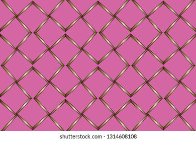 Seamless pattern with symmetric geometric ornament. Ornamental mosaic texture. Kaleidoscope abstract background abstract classic golden, silver    pattern. 