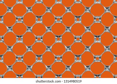 Seamless pattern with symmetric geometric ornament. Ornamental mosaic texture. Kaleidoscope abstract background abstract classic golden, silver    pattern. metal mosaic on a colored background.     