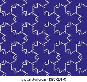 Seamless pattern with symmetric geometric ornament. Ornamental mosaic texture. Kaleidoscope abstract background abstract golden classic pattern. 