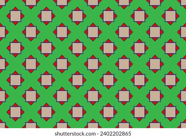 Seamless pattern with symmetric geometric ornament. . For your design, Wallpaper, presentation, banner, page cover. Illustration made with texture.