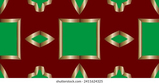 . Seamless pattern with symmetric geometric ornament. For your design, Wallpaper, presentation, banner, page cover. Illustration made with texture.