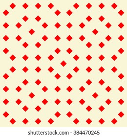 Seamless pattern with symmetric geometric ornament. Pixel Art. Vector illustration.