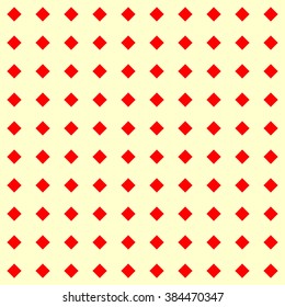 Seamless pattern with symmetric geometric ornament. Pixel Art. Vector illustration.