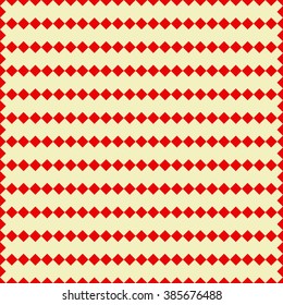 Seamless pattern with symmetric geometric ornament. Mosaic abstract background. Elements repeated wallpaper. Vector illustration