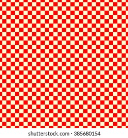Seamless pattern with symmetric geometric ornament. Mosaic abstract background. Elements repeated wallpaper. Vector illustration