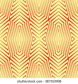 Seamless pattern with symmetric geometric ornament. Abstract background. Abstract repeated wallpaper. Vector illustration
