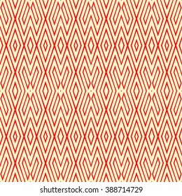 Seamless pattern with symmetric geometric ornament. Ornamental abstract background. Abstract repeated wallpaper. Vector illustration