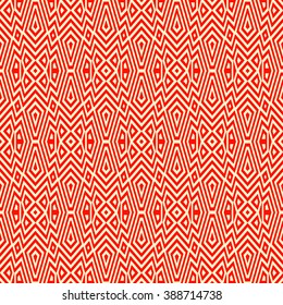Seamless pattern with symmetric geometric ornament. Ornamental mosaic texture. Kaleidoscope abstract background. Vector illustration