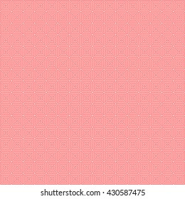Seamless pattern with symmetric geometric ornament. Red rhombuses abstract background. Ornament picture wallpaper. Vector illustration