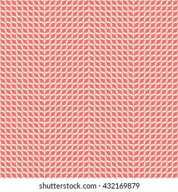 Seamless pattern with symmetric geometric ornament. Red curve abstract background. Ornament picture wallpaper. Vector illustration