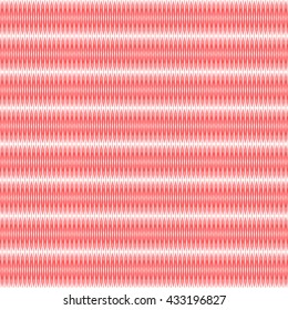 Seamless pattern with symmetric geometric ornament. Red curve abstract background. Ornament picture wallpaper. Vector illustration