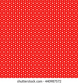 Seamless pattern with symmetric geometric ornament. Abstract repeated circles background. Grill wallpaper. Vector illustration