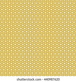 Seamless pattern with symmetric geometric ornament. Abstract repeated circles background. Grill wallpaper. Vector illustration