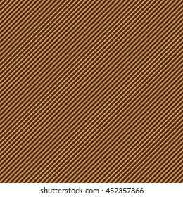 Seamless pattern with symmetric geometric ornament. Color diagonal striped abstract wallpaper. Orange brown color lines digital paper for scrapbook, textile print. Vector illustration