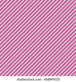 Seamless pattern with symmetric geometric ornament. Diagonal striped abstract wallpaper. Color line digital paper for scrapbook, fashion design, fabric, page fill, gift. Vector illustration
