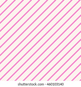 Seamless pattern with symmetric geometric ornament. Diagonal striped abstract wallpaper. Color lines digital paper for scrapbook, textile print, page fill. Vector illustration