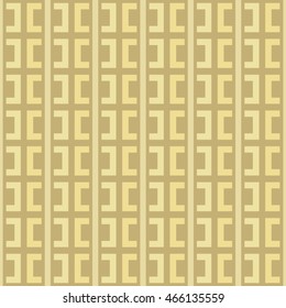 Seamless pattern with symmetric geometric ornament. Ethnic and tribal motifs. Repeated semi-squares and lines background. Creative wallpaper. Vector illustration 