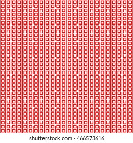 Seamless pattern with symmetric geometric ornament. Repeated squares and lines background. Creative wallpaper. Vector illustration