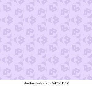 Seamless pattern with symmetric geometric ornament. Ornamental mosaic texture. Abstract background. Vector illustration.