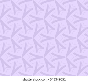 Seamless pattern with symmetric geometric ornament. Ornamental mosaic texture. Abstract background. Vector illustration.