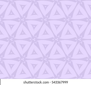 Seamless pattern with symmetric geometric ornament. Ornamental mosaic texture. Abstract background. Vector illustration.