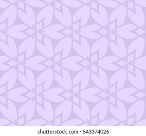 Seamless pattern with symmetric geometric ornament. Ornamental mosaic texture. Abstract background. Vector illustration.