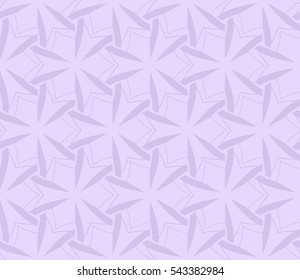 Seamless pattern with symmetric geometric ornament. Ornamental mosaic texture. Abstract background. Vector illustration.