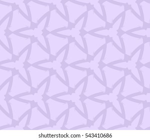 Seamless pattern with symmetric geometric ornament. Ornamental mosaic texture. Abstract background. Vector illustration.