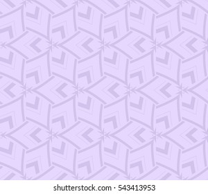 Seamless pattern with symmetric geometric ornament. Ornamental mosaic texture. Abstract background. Vector illustration.