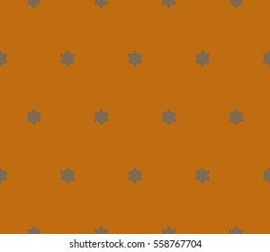Seamless pattern with symmetric geometric ornament. Ornamental mosaic texture. Abstract background. Vector illustration.