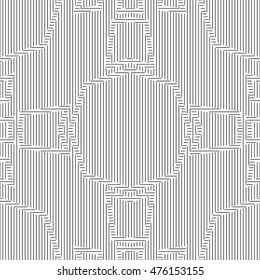 Seamless pattern with symmetric ornament