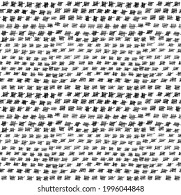 Seamless pattern with tally stroke counting marks 