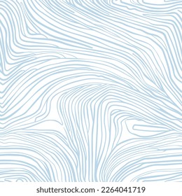 Seamless pattern with tangled lines - hand drawn vector illustration. Flat color design.