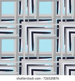Seamless pattern. A tart checkered style.