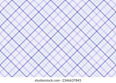 Seamless pattern tartan of check fabric texture with a plaid background vector textile in white and light colors.