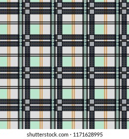 seamless pattern tartan cloth. checkered pattern eps10 Wallpaper, wrapping paper, textile. Retro style.