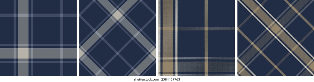  seamless pattern tartan plaid design for dress check, gingham ,flannel skirt, tablecloth other modern and fashion print.