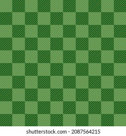 Seamless pattern Tartan shamrock green plaid,Scottish pattern in orange and green cageTraditional Scottish checkered background.Vector illustration Seamless classic check background texture

