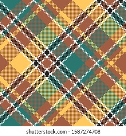 Seamless pattern tartan texture. Vector illustration.