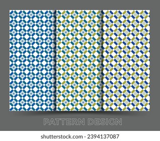 Seamless pattern template design colorful