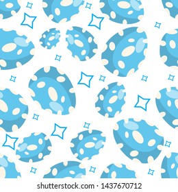 Seamless pattern template design vector